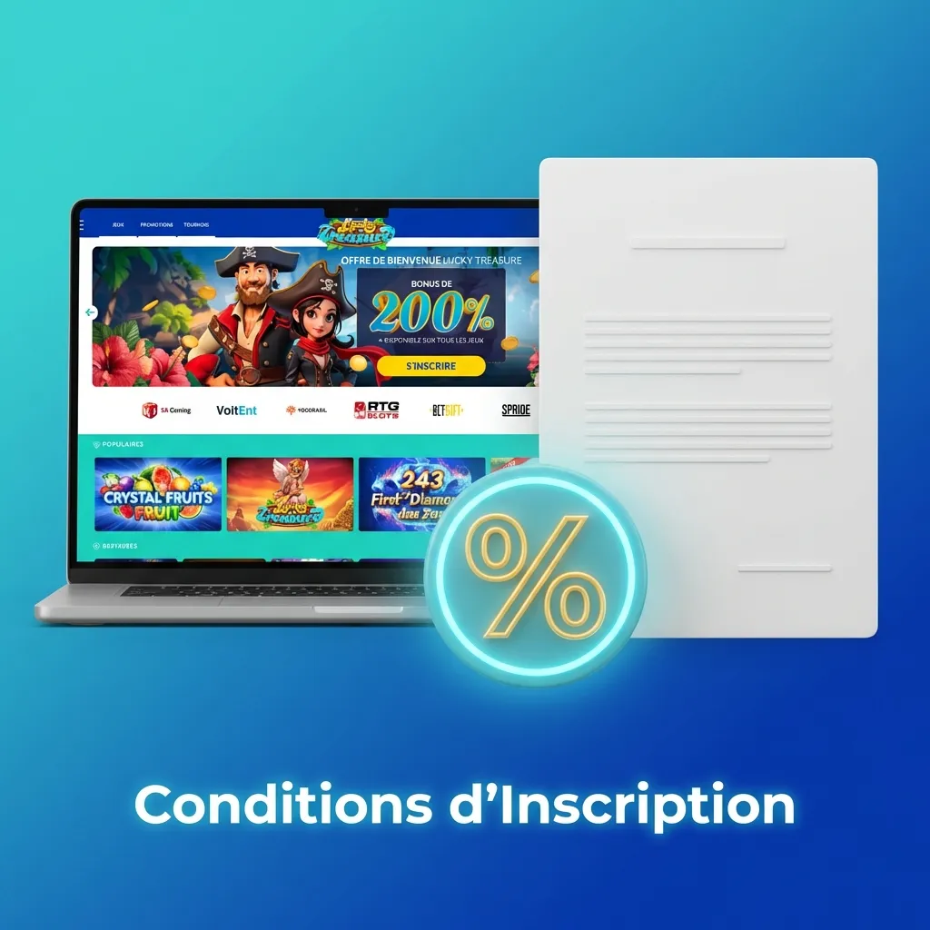 Conditions d'Inscription — Lucky Treasure en France