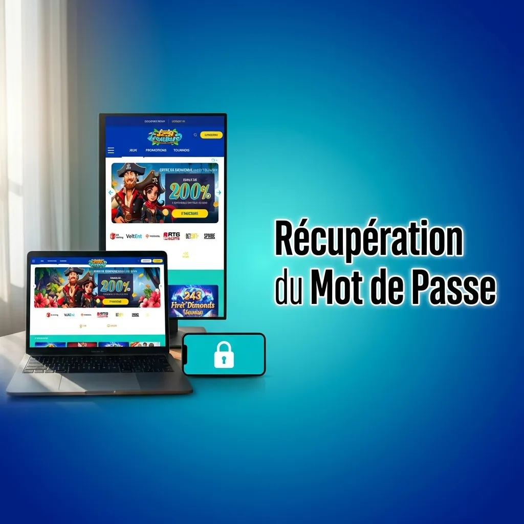 Récupération du Mot de Passe — Lucky Treasure en France