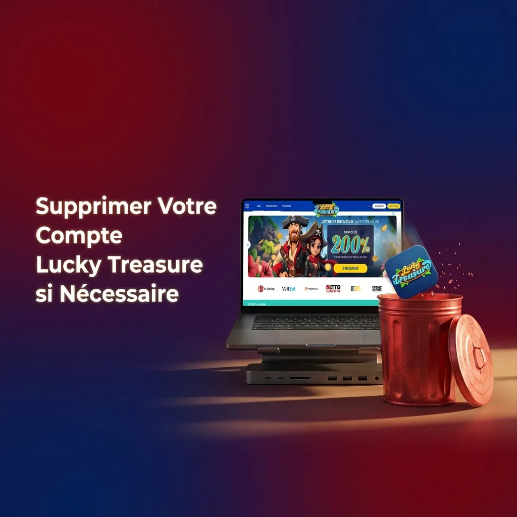 Supprimer Votre Compte Lucky Treasure si Nécessaire — Lucky Treasure en France